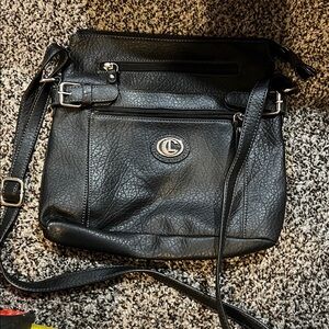 Black CL crossbody purse